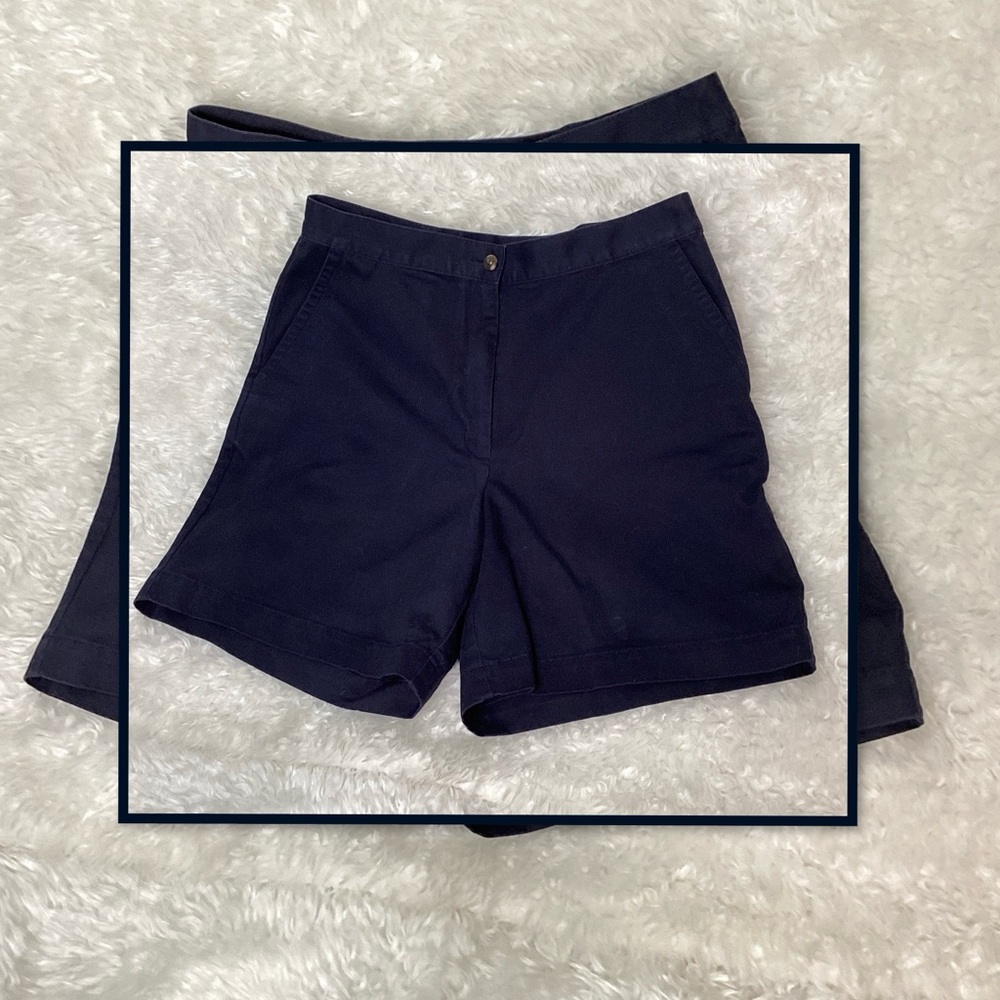 L.L. Bean Navy Women's Bermudas 12